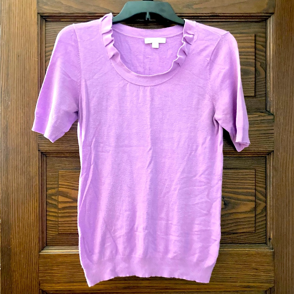 NY&Co. Short Sleeve Sweater Top, Size Small